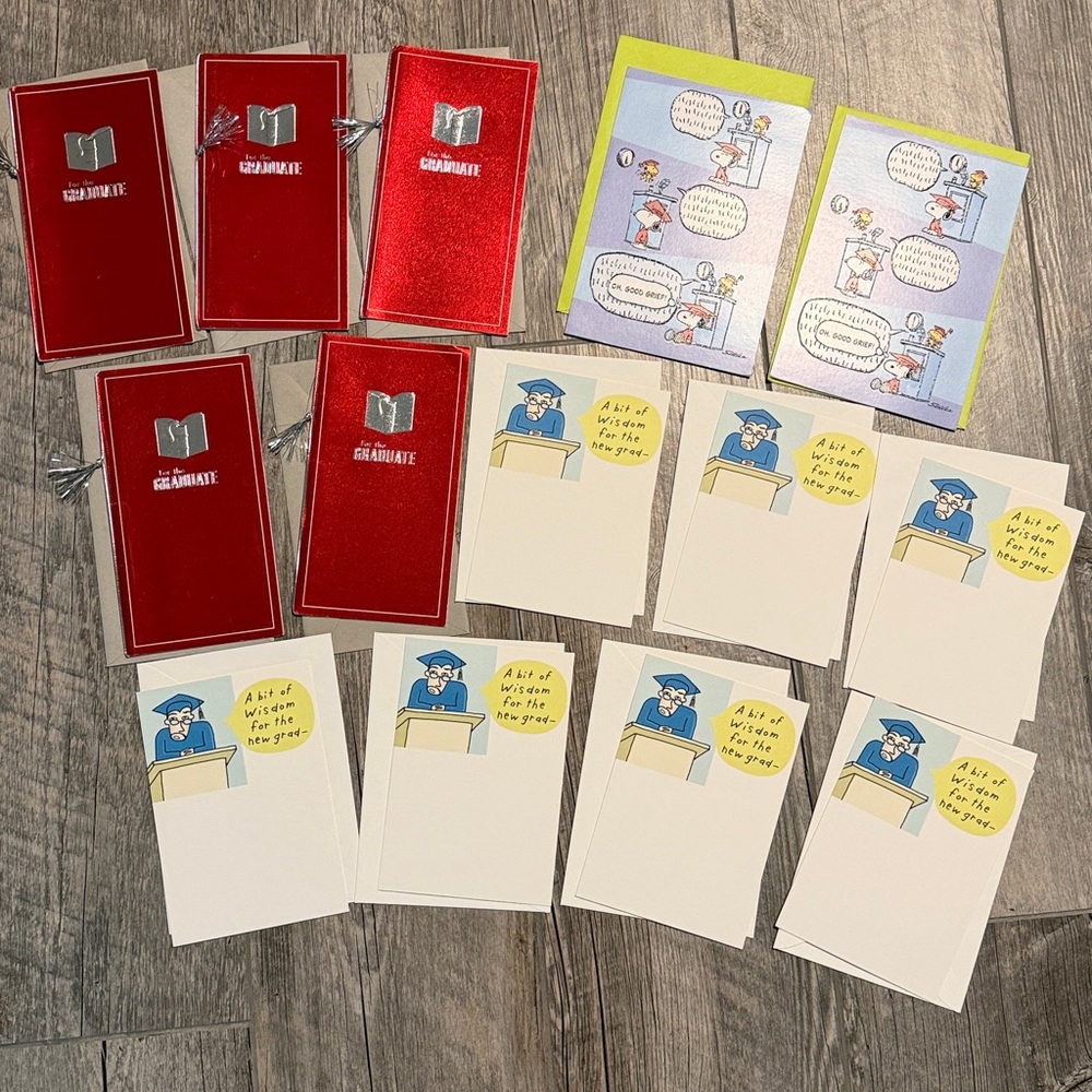 Lot of 14 Graduation Cards